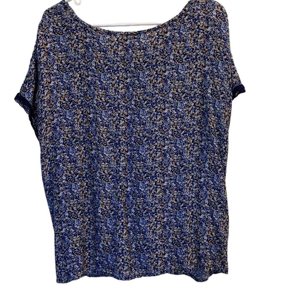 ANA V-Neck Short Sleeve Babydoll Top Size XXL - Picture 3 of 11